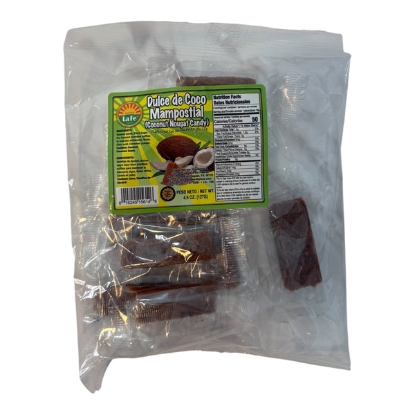 Dulce de Coco Mampostial (Coconut Nougat Candy)